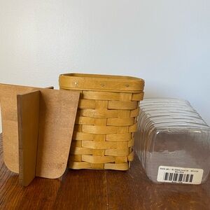 Longaberger 1997 Small Spoon Basket Combo +4-Way Dividers #44130